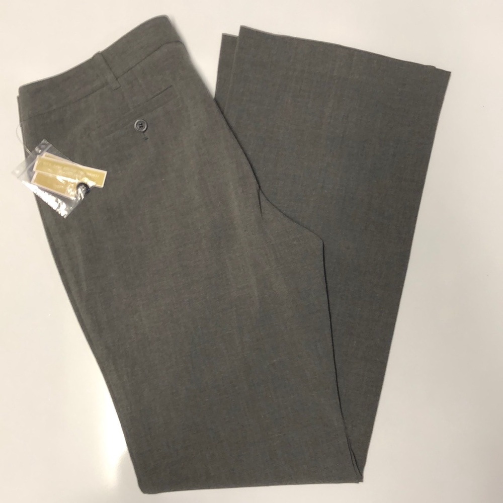 Michael Kors Gramercy fit mid rise flare leg dressy pants size 10